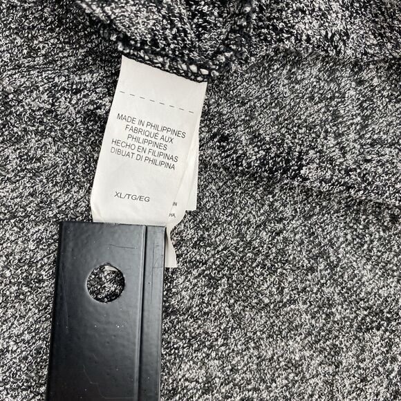 Lucky Brand Womens XL Black Gray Cold Shoulder Paisley Top Boho Flowy Romantic - Picture 8 of 16